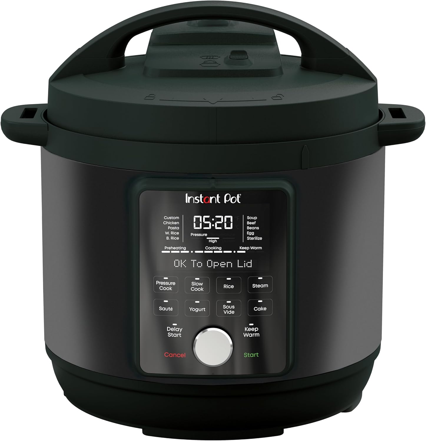 Instant Pot Duo Plus mit WhisperQuiet-Technologie, Multikocher 5,7 L – Schnellkochtopf, Schongarer, Reiskocher, Sauté-Pfanne, Joghurtbereiter, Warmhaltefunktion, Dampfgarer, Vakuumgarer, Kuchenbacken